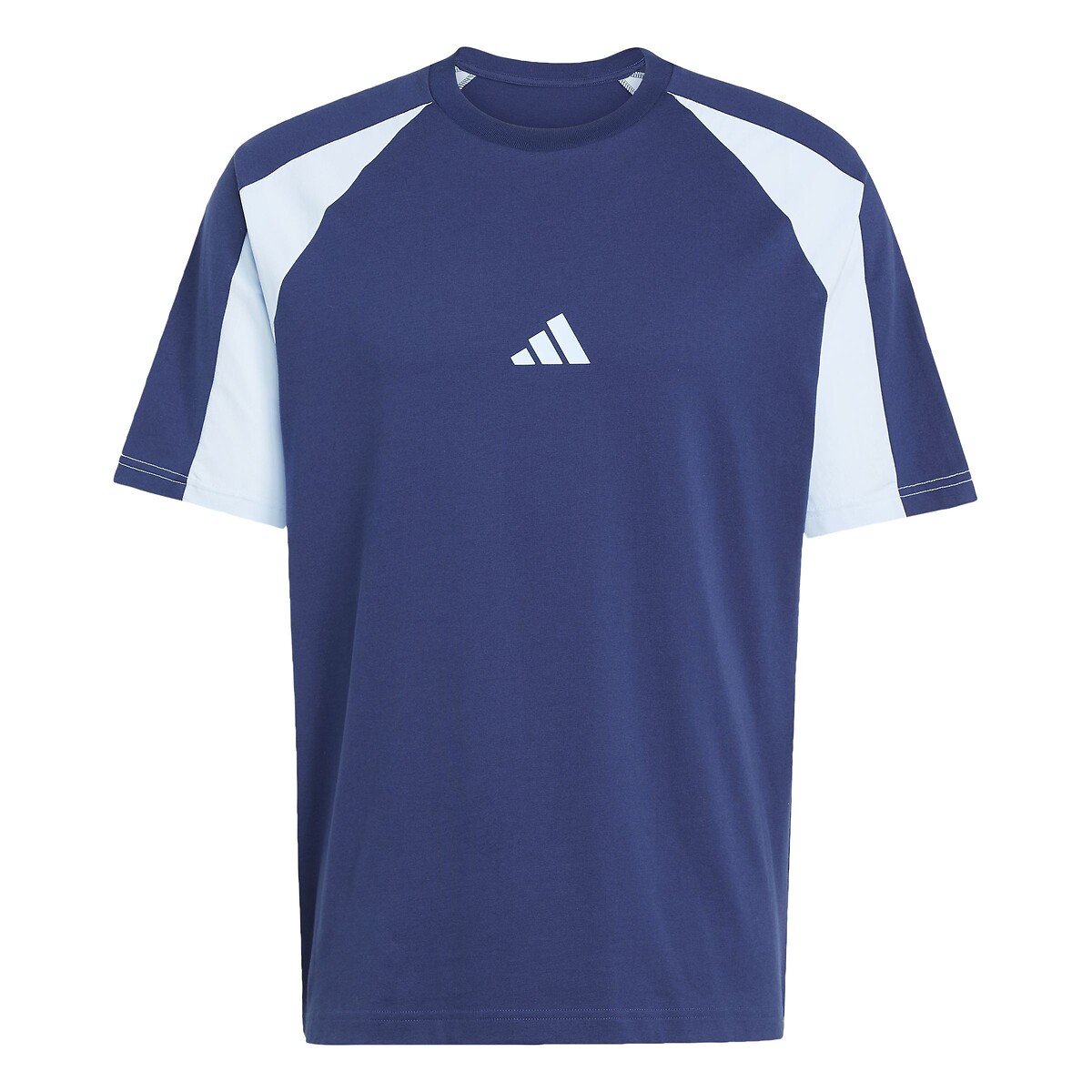 ROUPAS ESPORTIVAS ADIDAS<br>Camiseta essencial de manga curta com blocos de cores