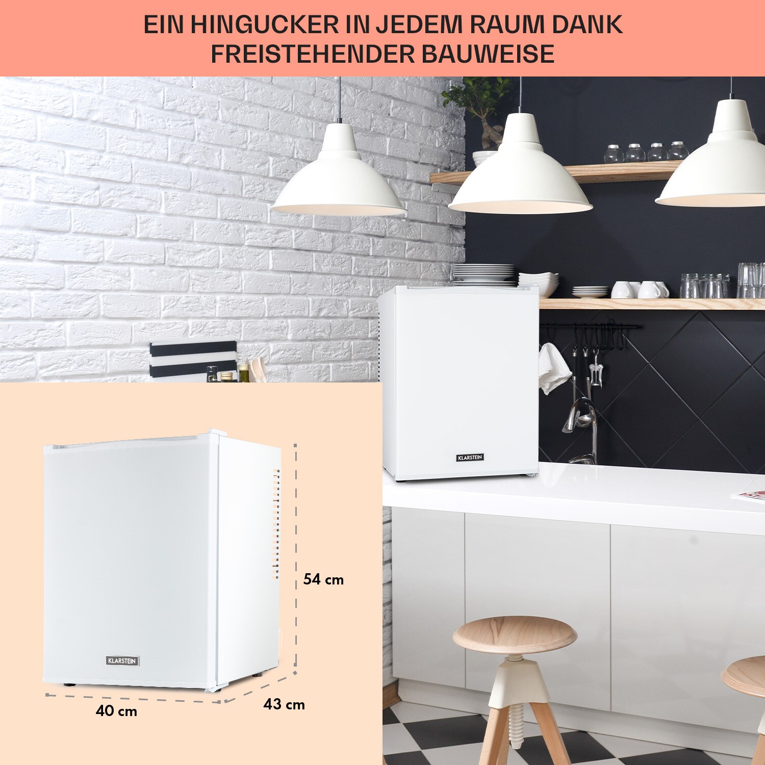 Happy Hour 33 Minibar 33L 5-15°C EEK G 25dB LED-Licht
