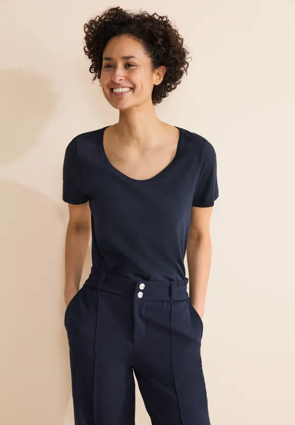 Basic T-Shirt - deep blue
