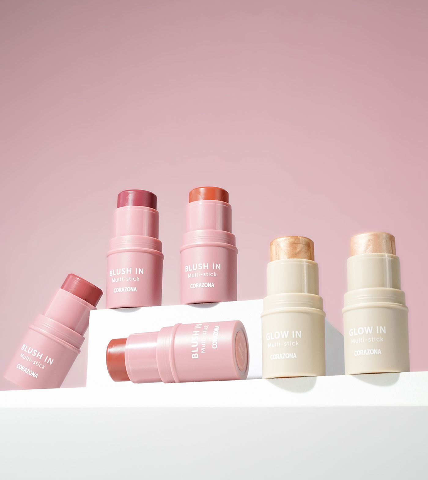 CORAZONA - Blush multistick Blush In - Marsala Sunset