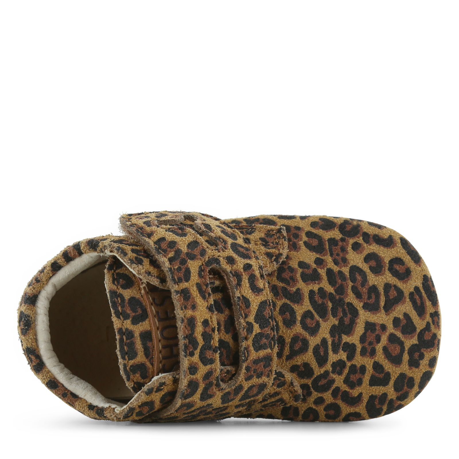 Shoesme BABY-PROOF® schoentje met panterprint Suède | Meisjes schoenen