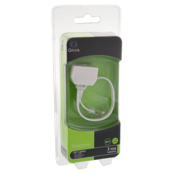 Q-Link telefoon splitter modulair ADSL wit