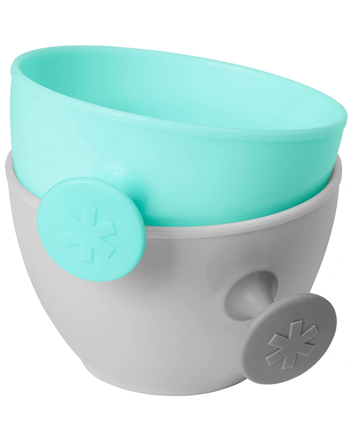 Breischalen EASY GRAB 2er-Pack in grau/türkis