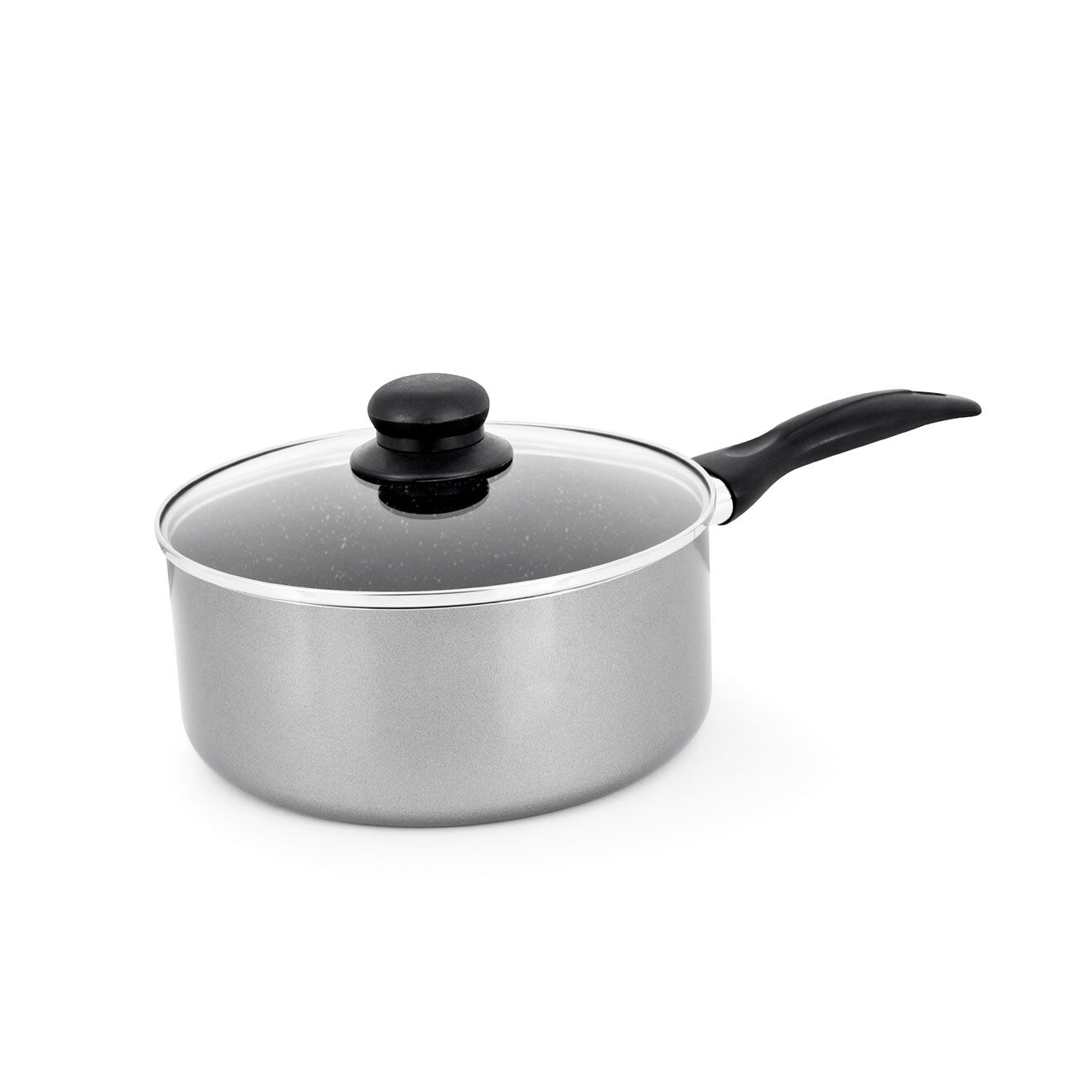 Durand Dupont Casserole aluminium effet pierre ella cas18 tfsi grise - D.18 cm