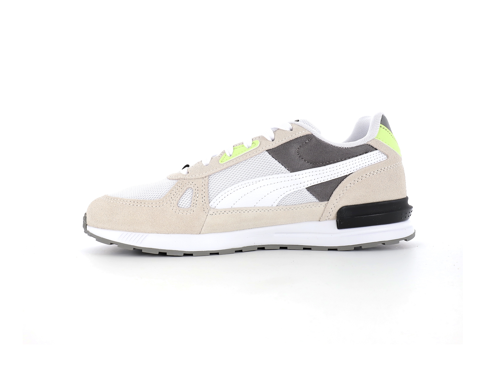 Puma-380736 Synthétique Blanc-Jaune