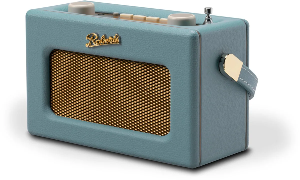 Roberts Revival Uno BT Bleu pastel Enceintes Bluetooth portables