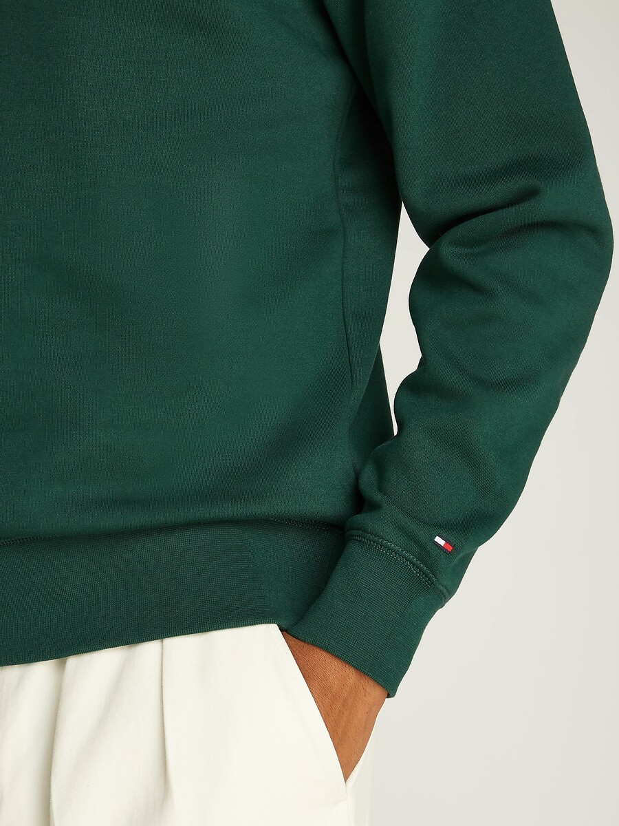 TOMMY HILFIGER<br>Suéter de gola redonda com o logotipo Tommy