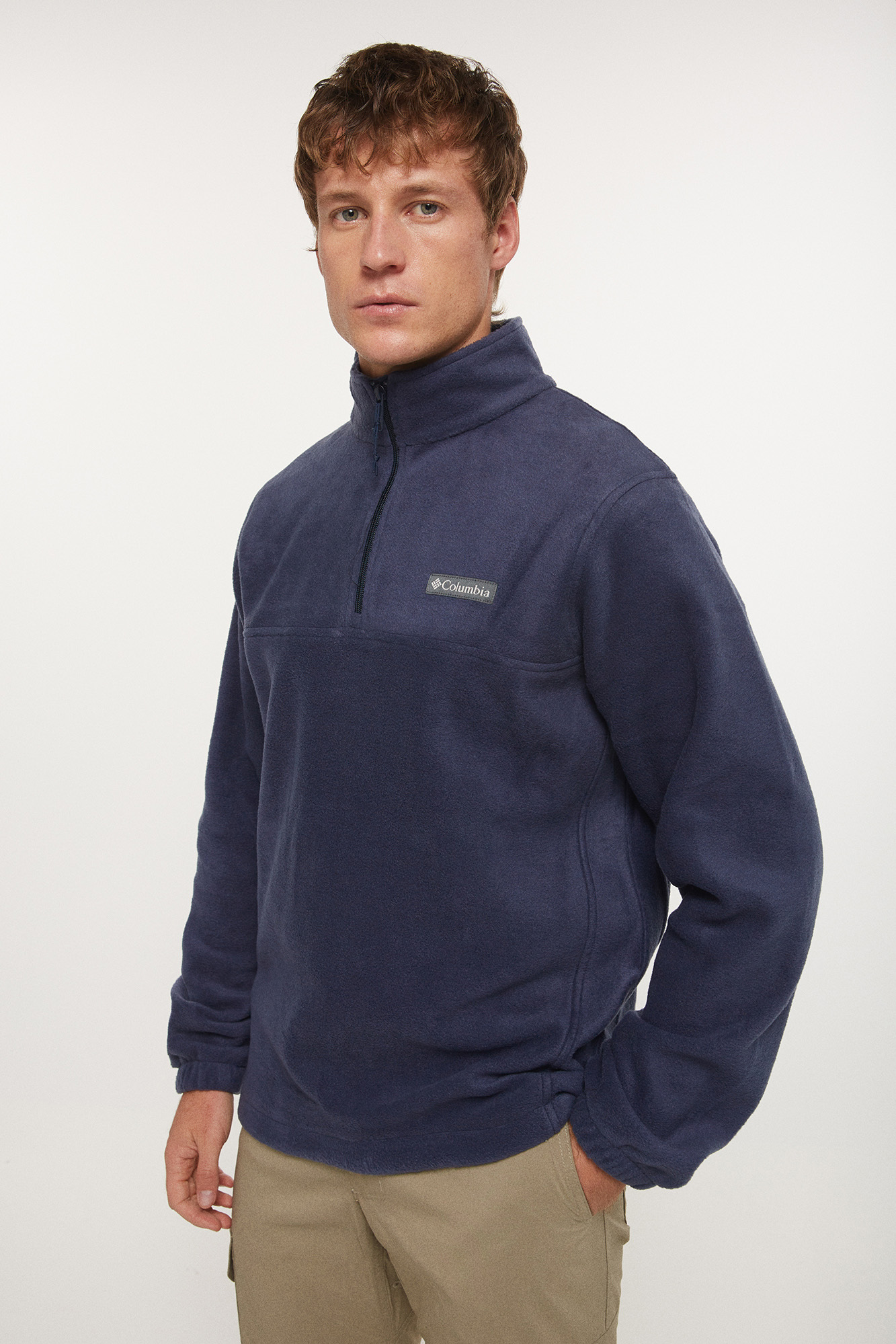 Casaco polar masculino Columbia™ Steens Mountain™ com meio zíper