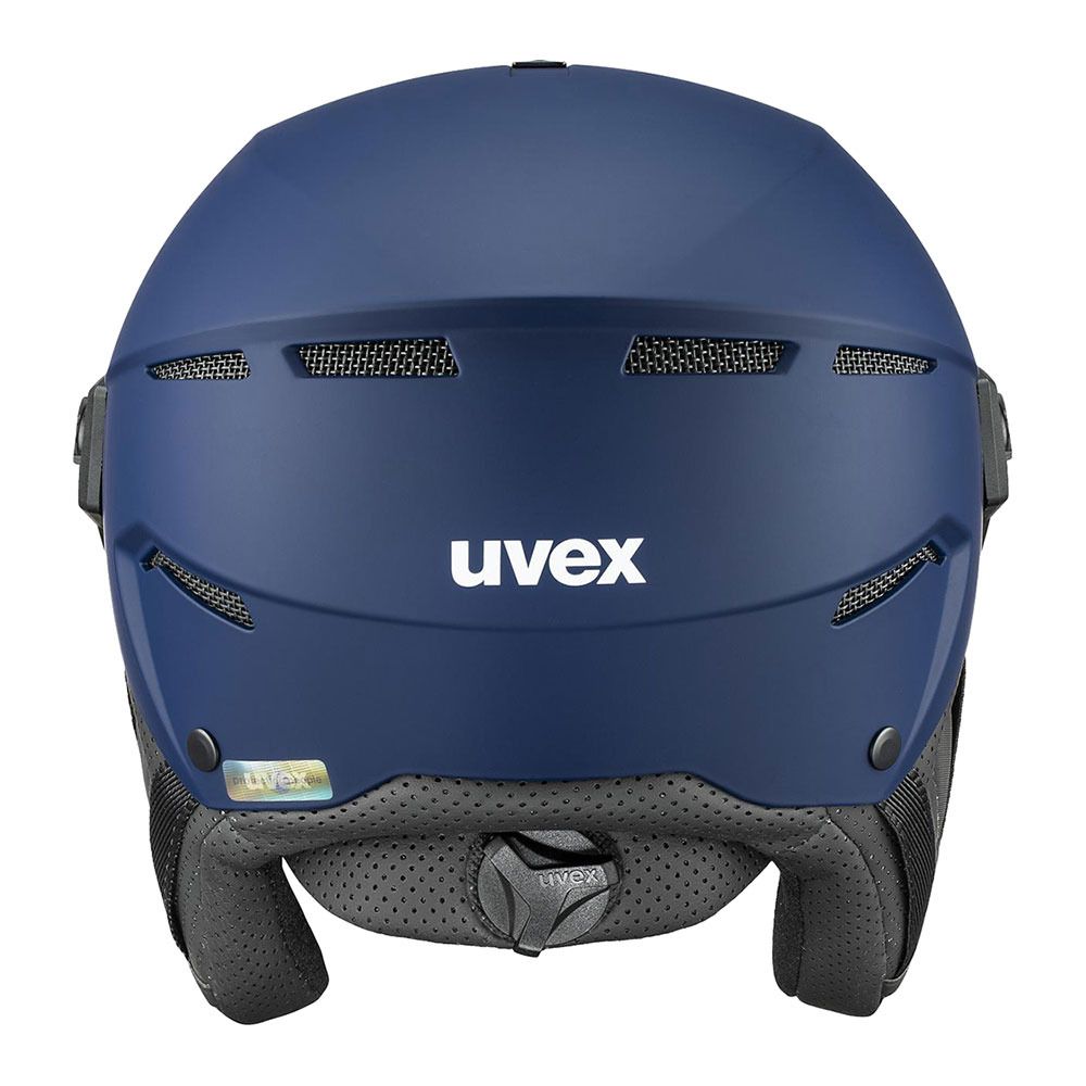 Uvex INSTINCT VISOR - Casque ski navy mat/silver mirror