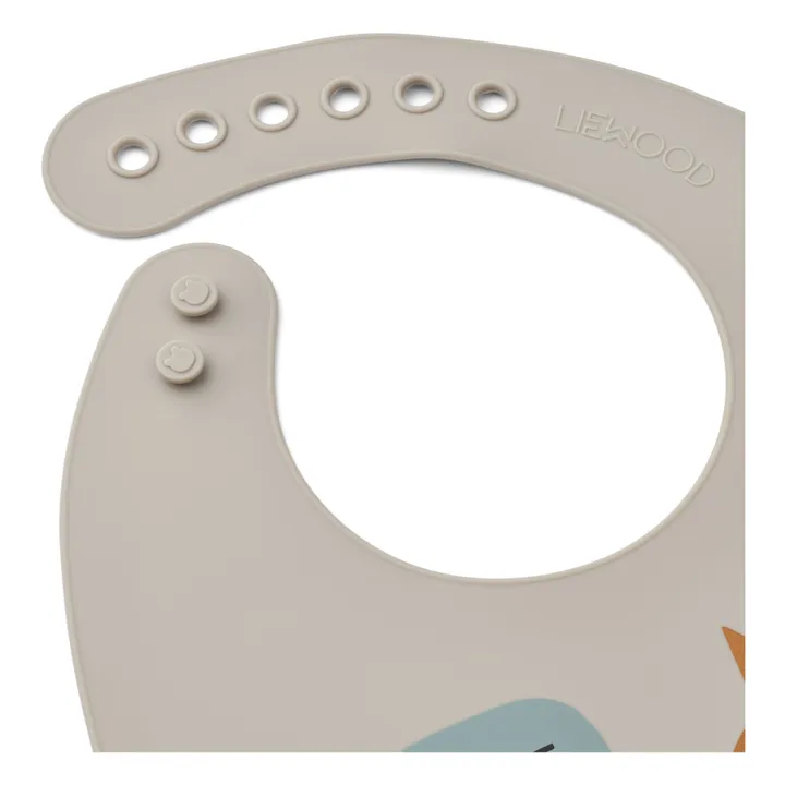 Liewood Bavoirs Tilda en silicone - Set de 2 | Monster/Mist
