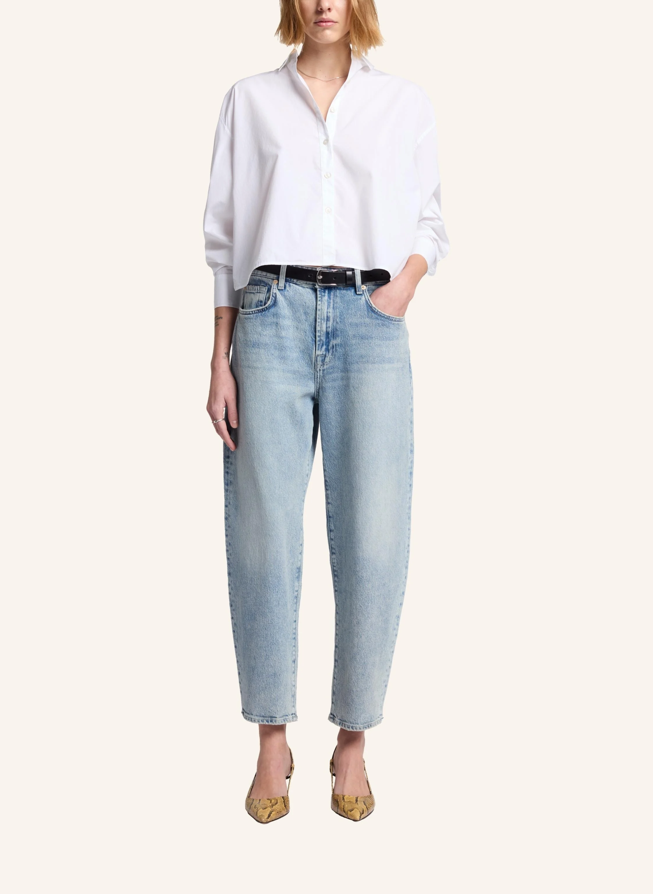 7 for all mankind Jeans JAYNE TAPERED Wide Leg fit