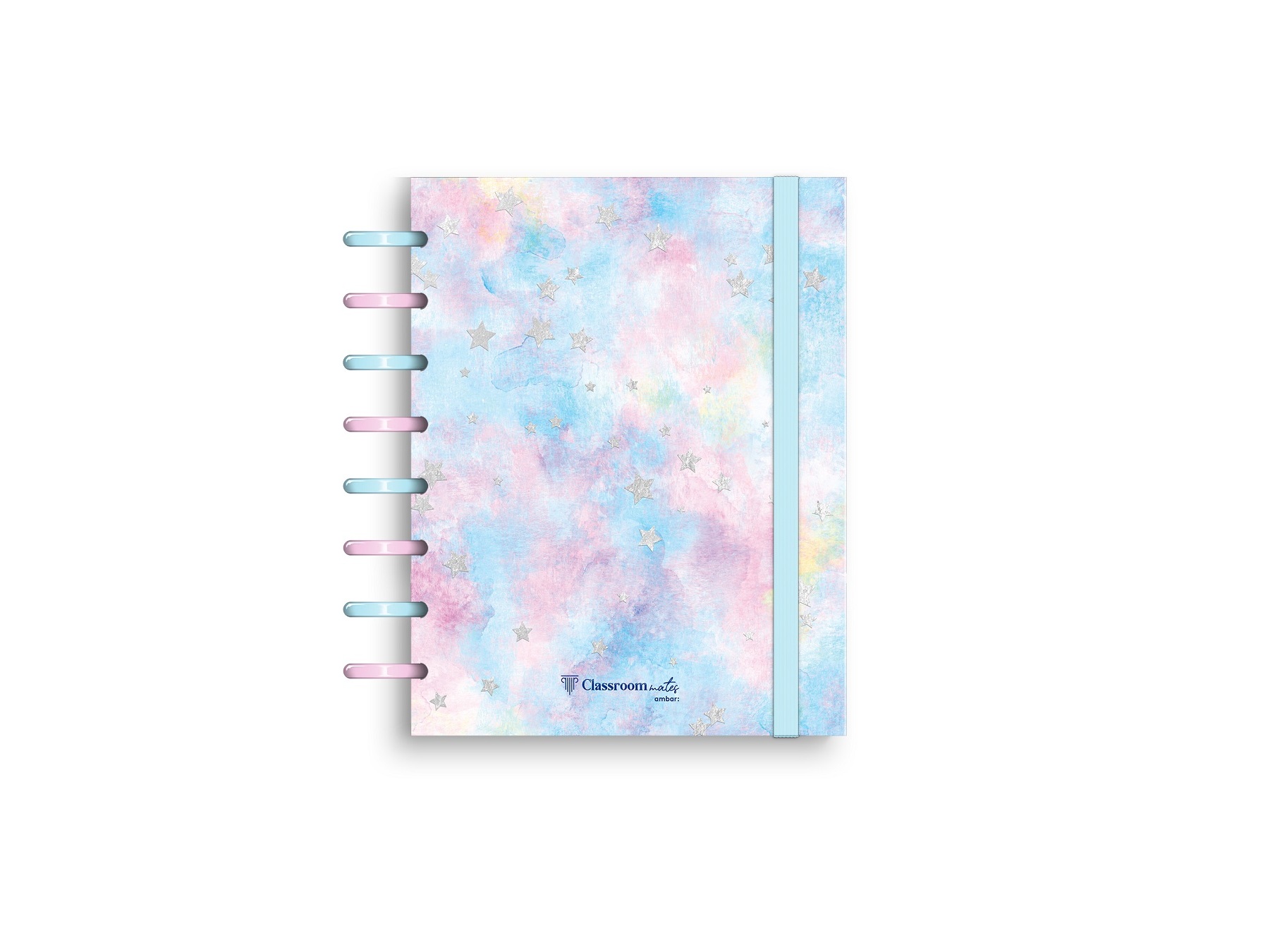 CADERNO ECOSMART A5 AMBAR C. CANDY POLIPROPILENO 100 FOLHAS 100G