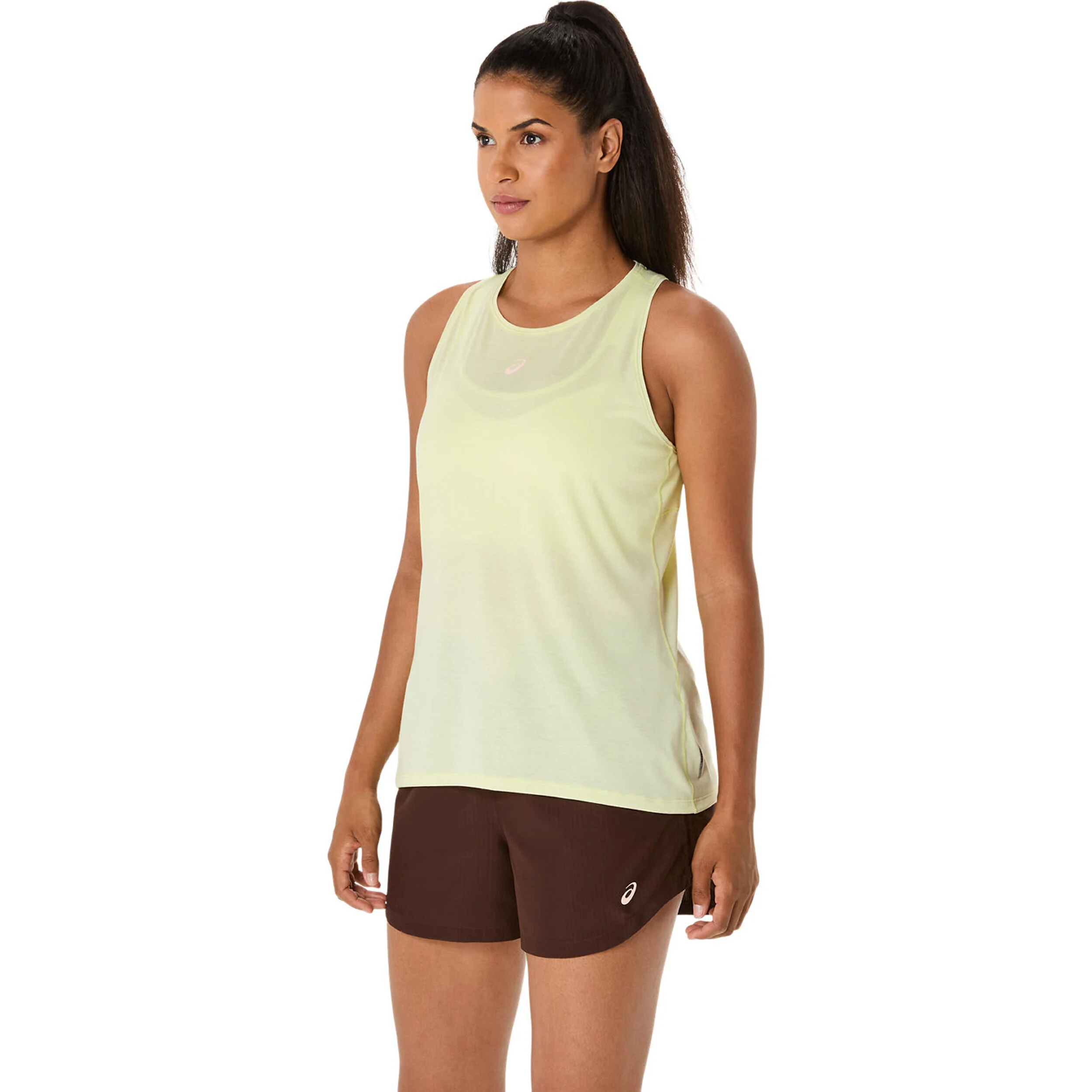 ASICS Nagino Run Adjustable Débardeur Tank Top Femmes - Jaune