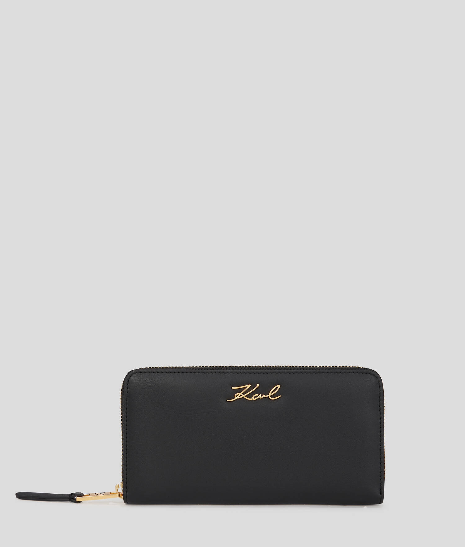 PORTEFEUILLE K/SIGNATURE CONTINENTAL - Noir/Or