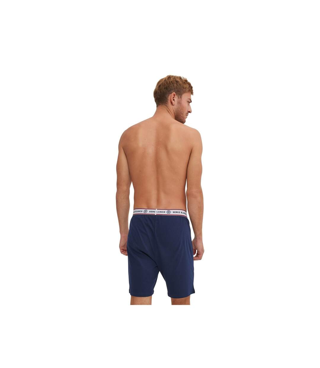 Ensemble Pyjama court Tshirt col rond homme en coton