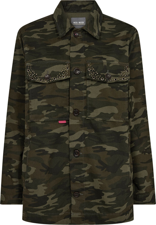 Mos Mosh MMPaco Army Shirt Forest night