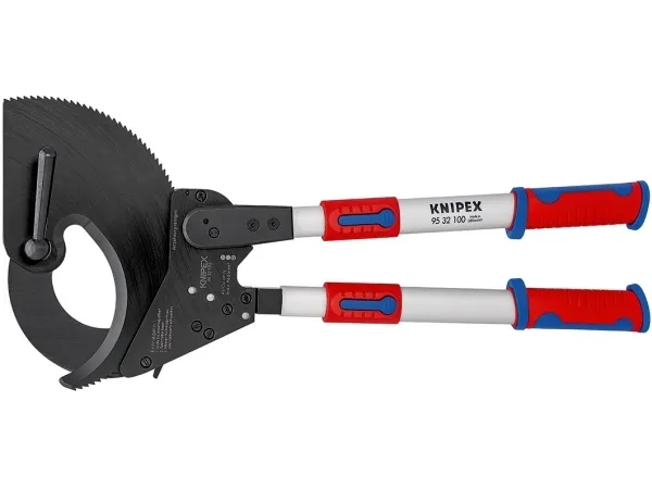 Knipex 95 32 100, Skæretang, 10 cm, Blå, Rød, Rustfrit stål, 220 mm, 680 mm, 60 mm
