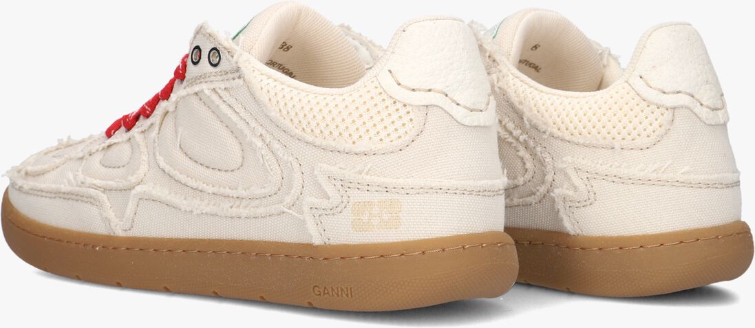 beige ganni lage sneakers 53079