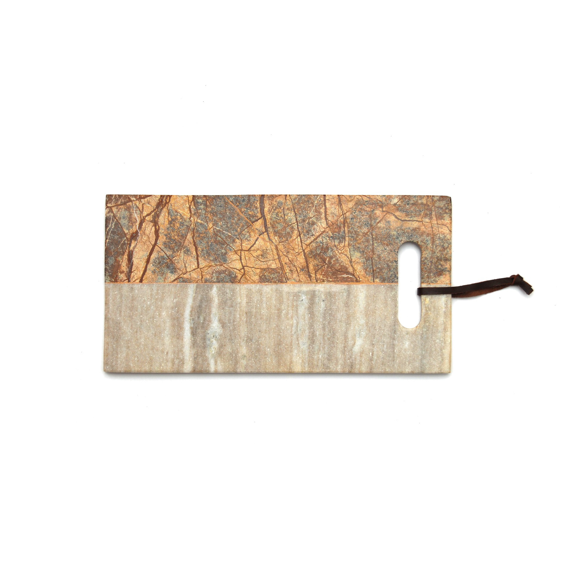 Schneidebrett 'Camaka', aus Marmor, L 15 cm, B 30 cm, H 1 cm zu 16,50