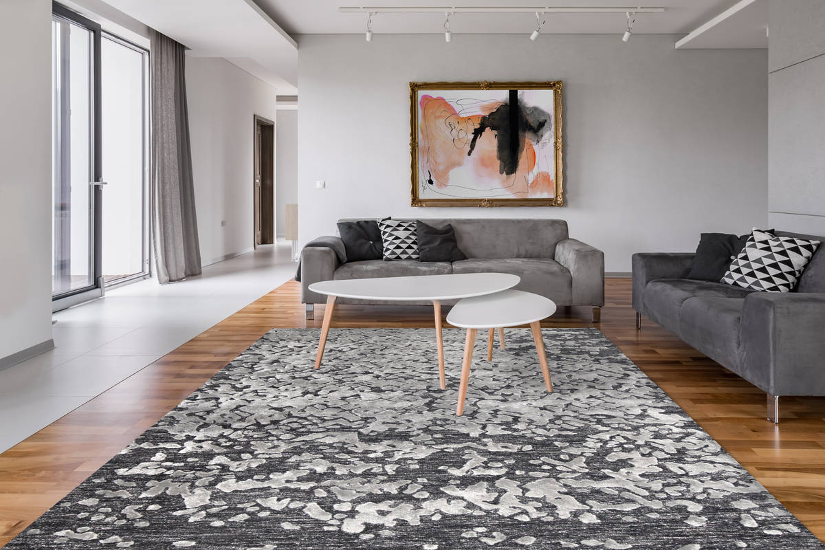 Teppich DAMAST 400 - braun-natur - 120x180 cm