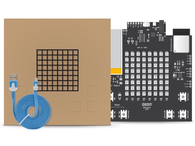 OXON Entwicklerboard Oxocard Blockly Set Erlernen Sie die Konzepte der Programmierung