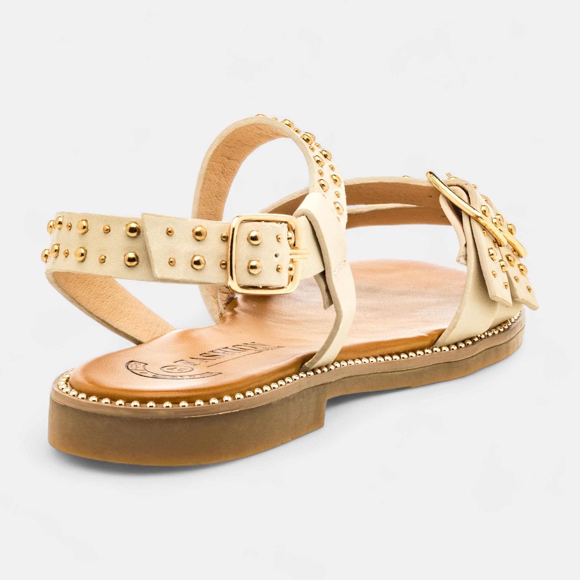 Nu-pieds Femme beige