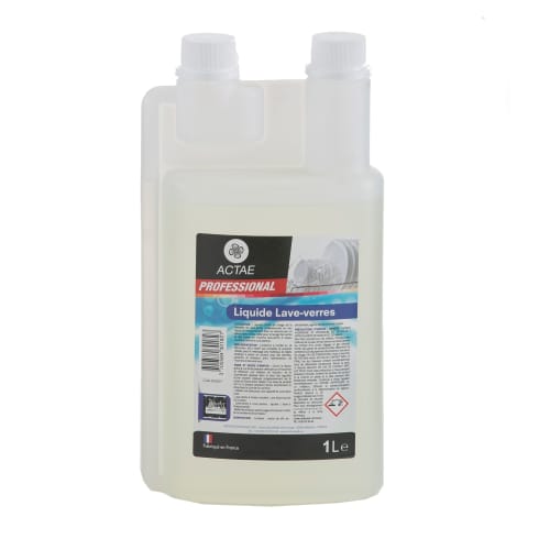 Actae liquide lave-verres flacon doseur de 1L