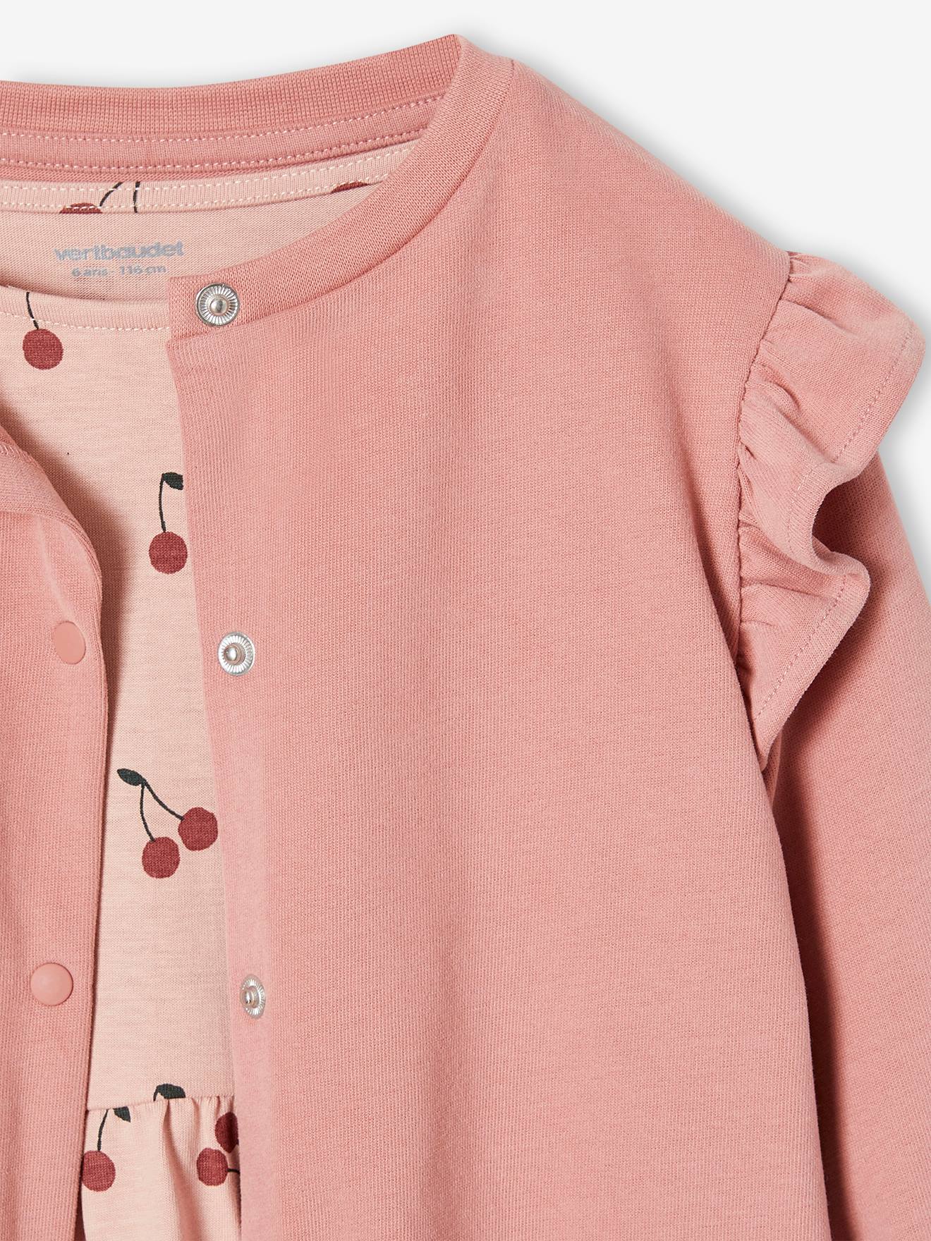 Look da menina: vestido e casaquinho de casaquinho com babados em tons pastel