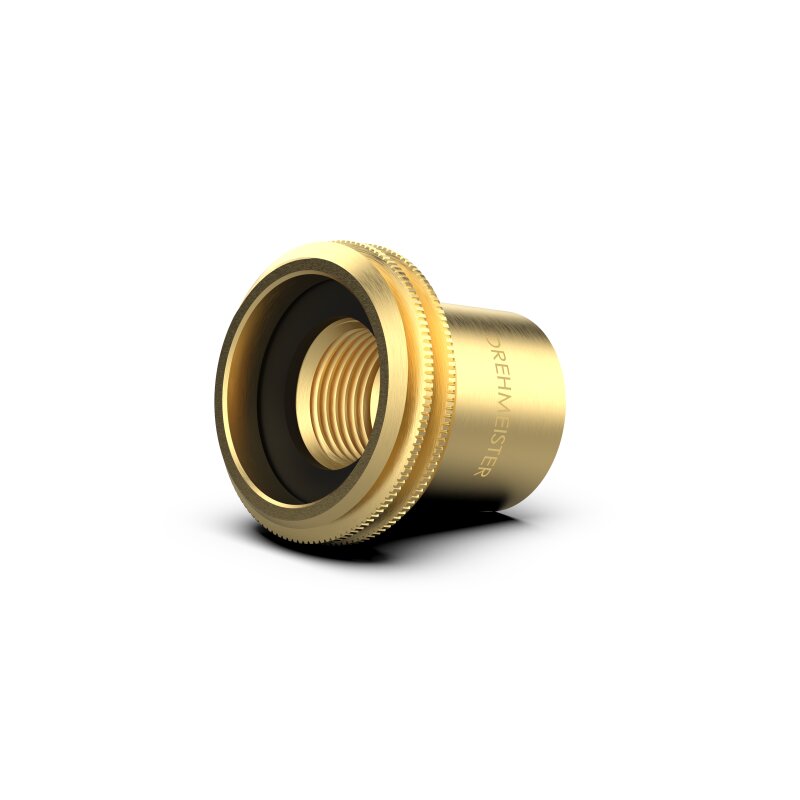 DREHMEISTER ACME Gasflaschen Adapter Campinggas Adapter W21,8x1/14 LH - 38,8mm