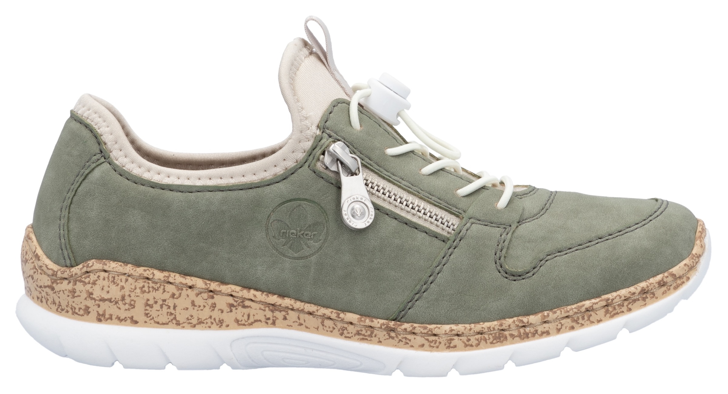 Rieker Slip-On Sneaker  Freizeitschuh, Halbschuh, Slipper mit leichter Laufsohle