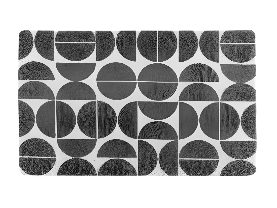 Tapis Rectangle en PVC à motif géométrique 