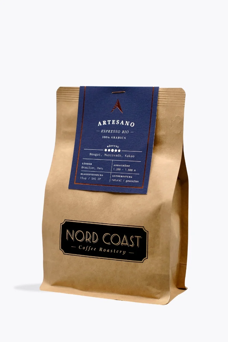 Nord Coast Coffee Artesano Espresso Bio 250g