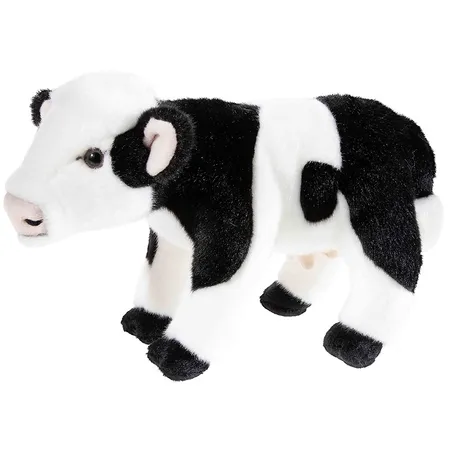 Heunec Alpenwelt Kuh schwarz-weiß 25 cm