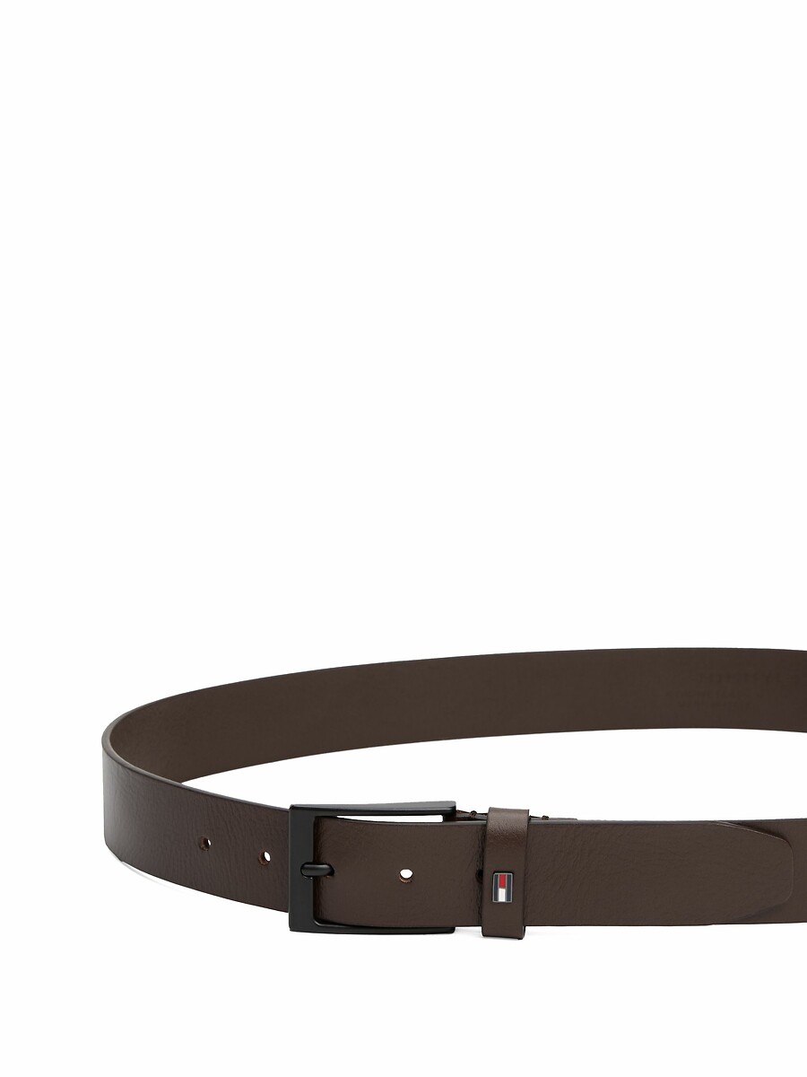 TOMMY HILFIGER<br>Cinto de couro Layton 3,5cm