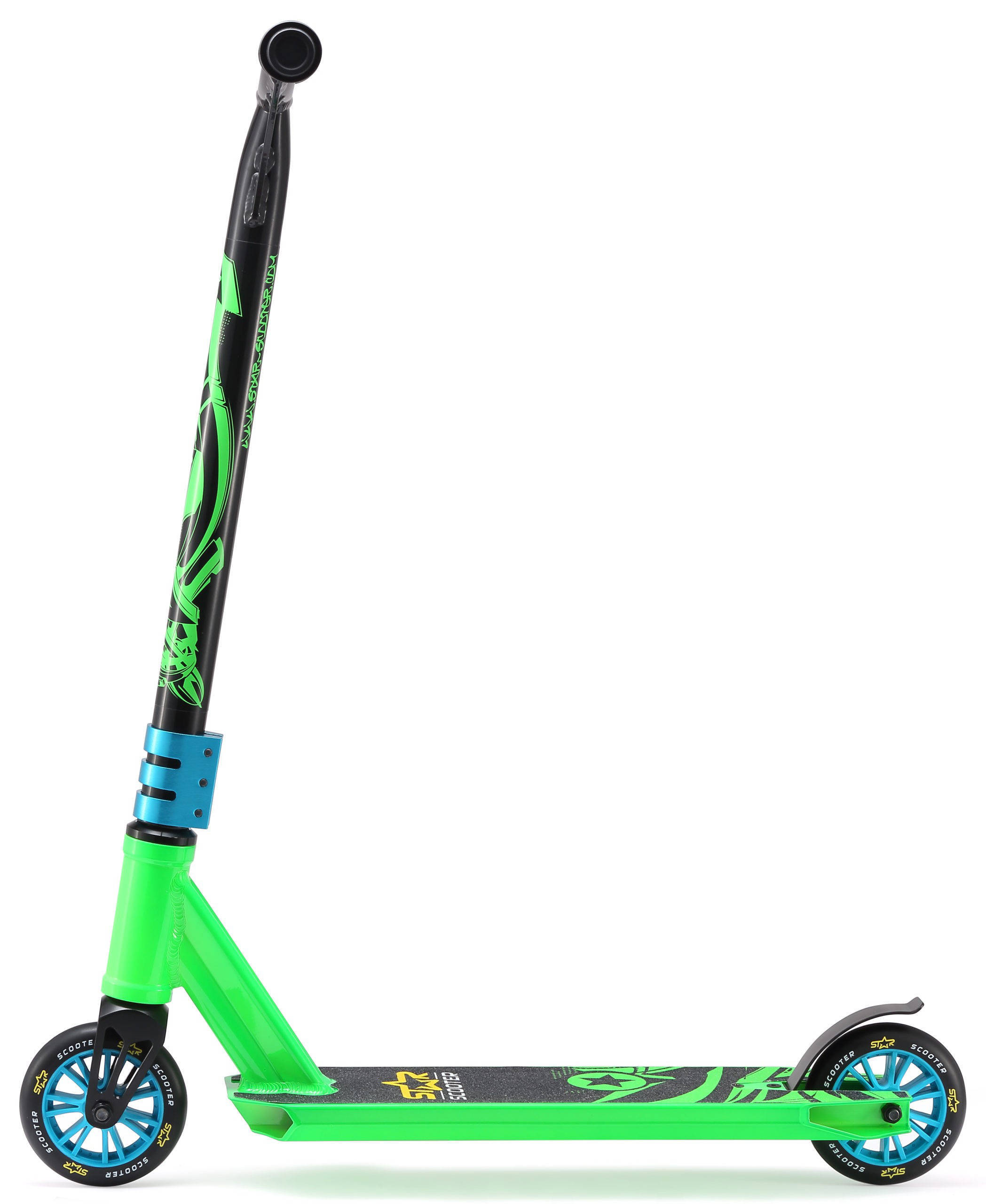 STAR SCOOTER Freestyle Jump alu stuntstep, 110mm Mini , groen