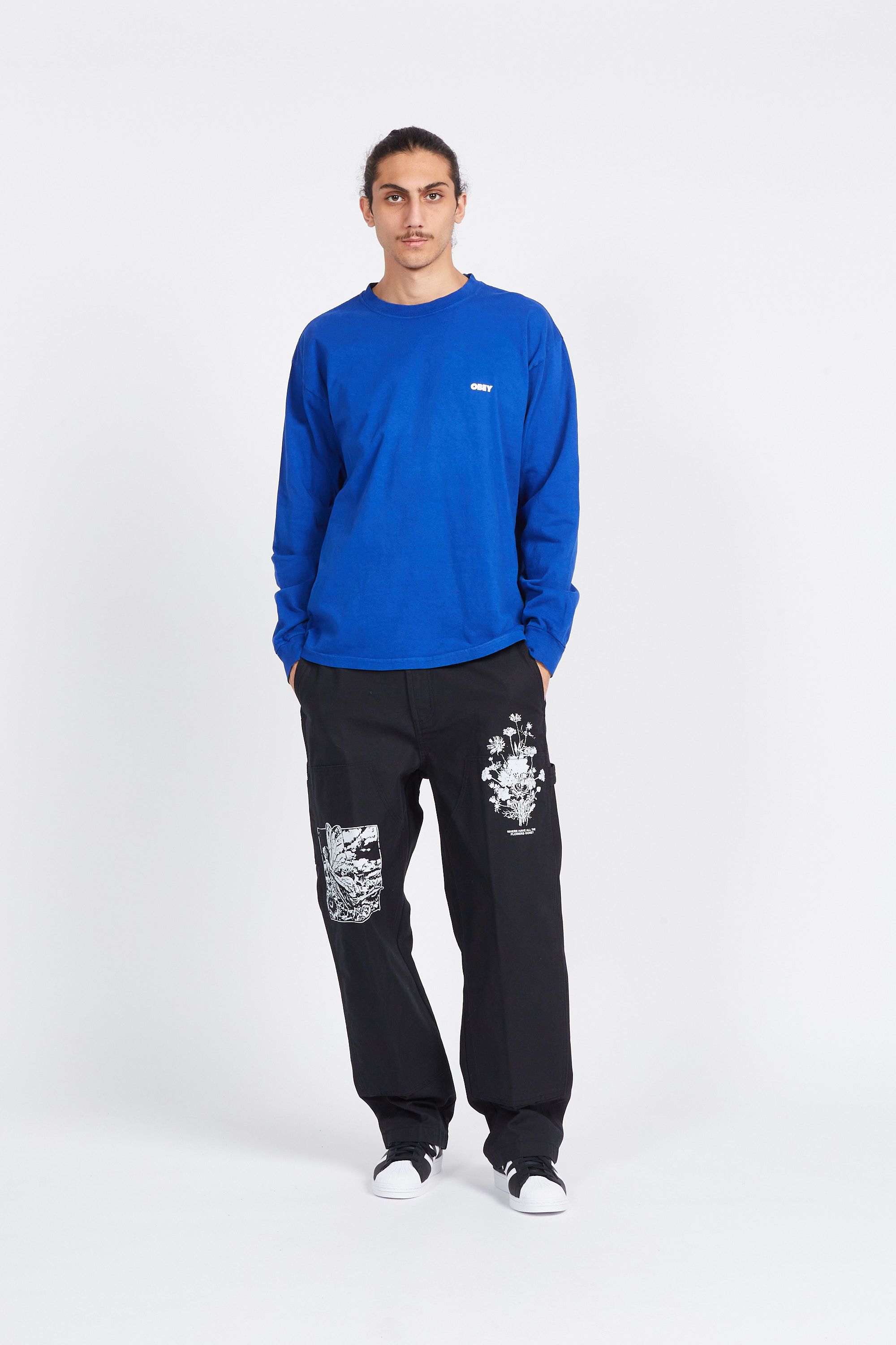 OBEY T-shirt OBEY BOLD 3 Bleu