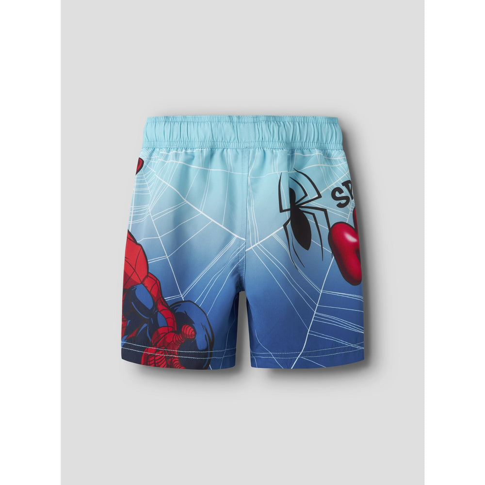 Køb Name It Bluefish Nmmmalte Spider Long Swimshorts Mar