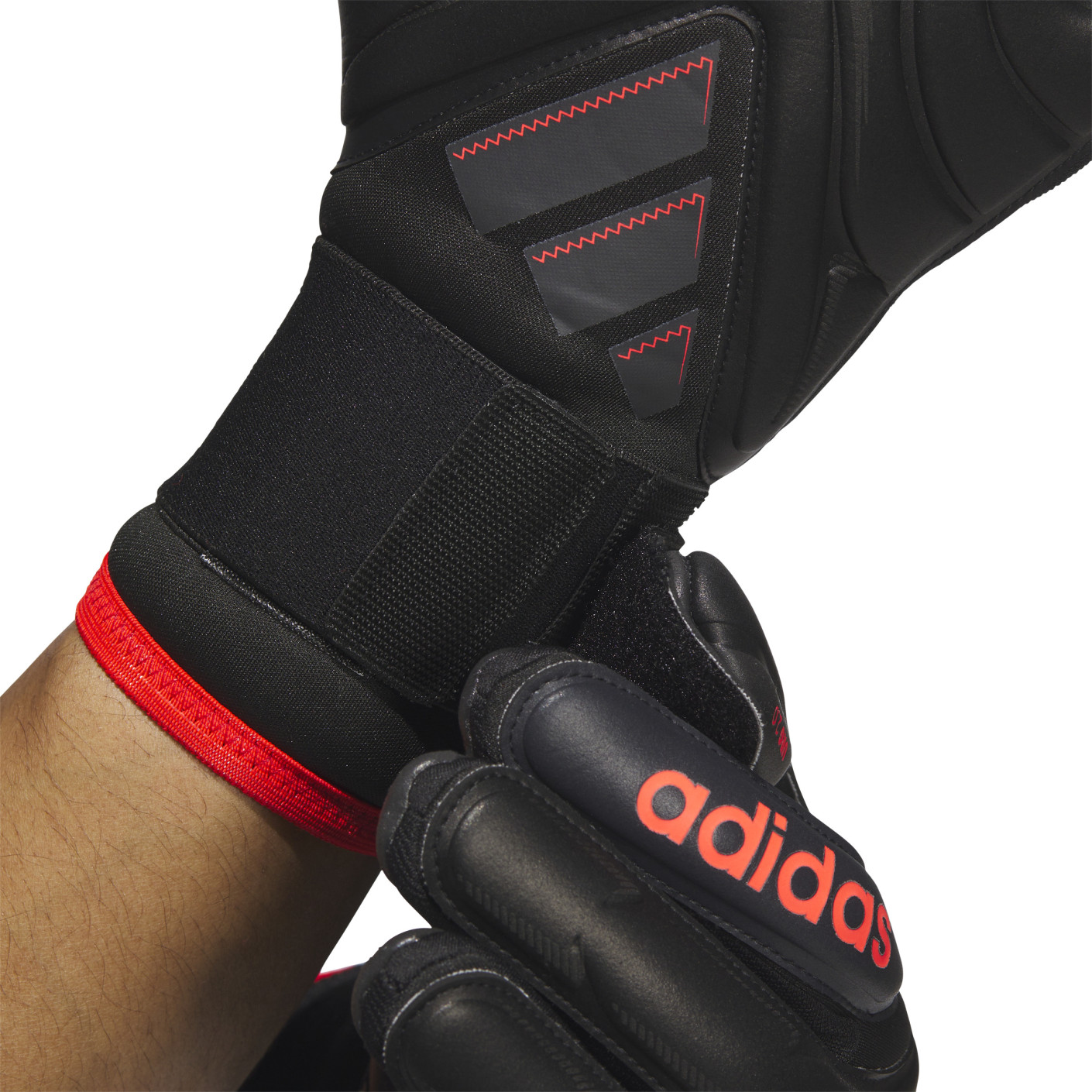 Adidas Copa Pro Keepershandschoenen Zwart Grijs Rood