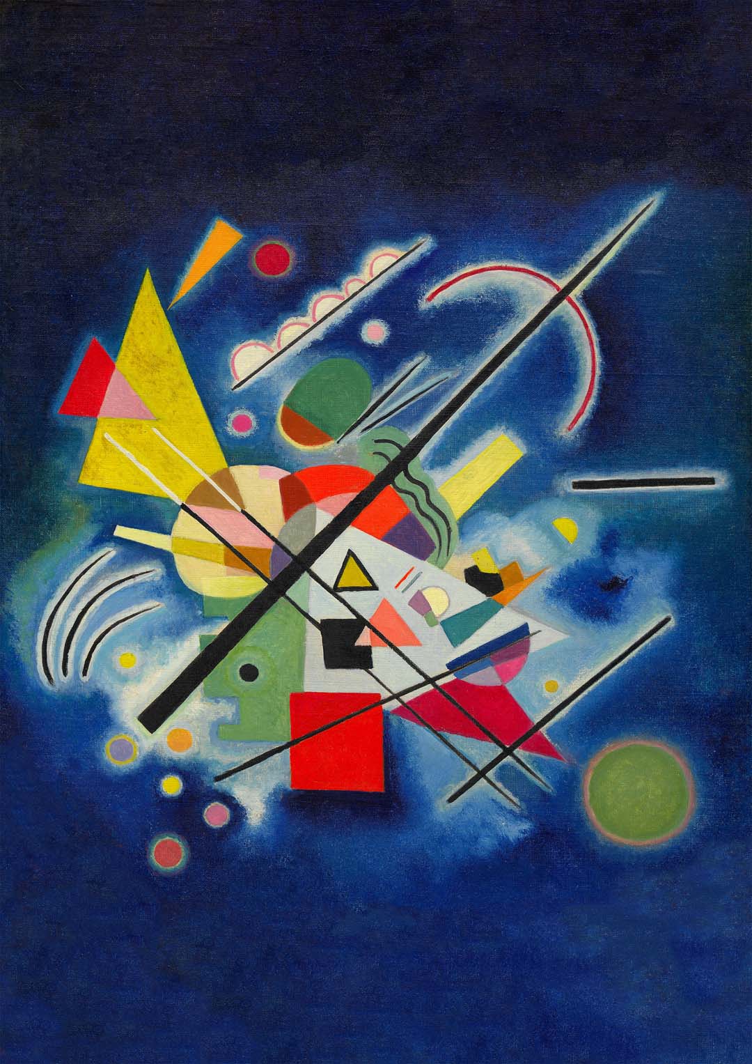Blau Malerei von Wassily Kandinsky