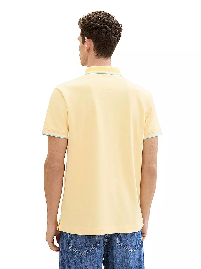TOM TAILOR Poloshirt gelb