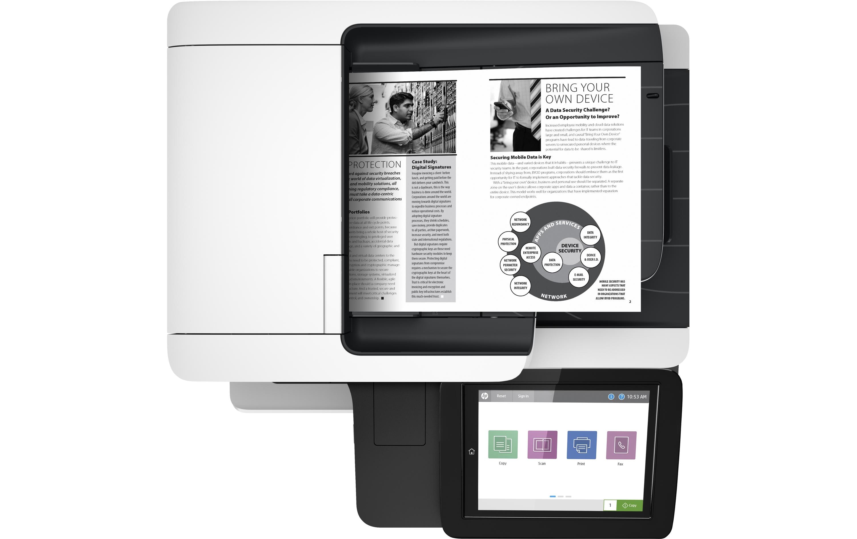 Multifunktionsdrucker LaserJet Enterprise MFP M528dn<br>3-in-1-Monolaser-Multifunktionsdrucker
