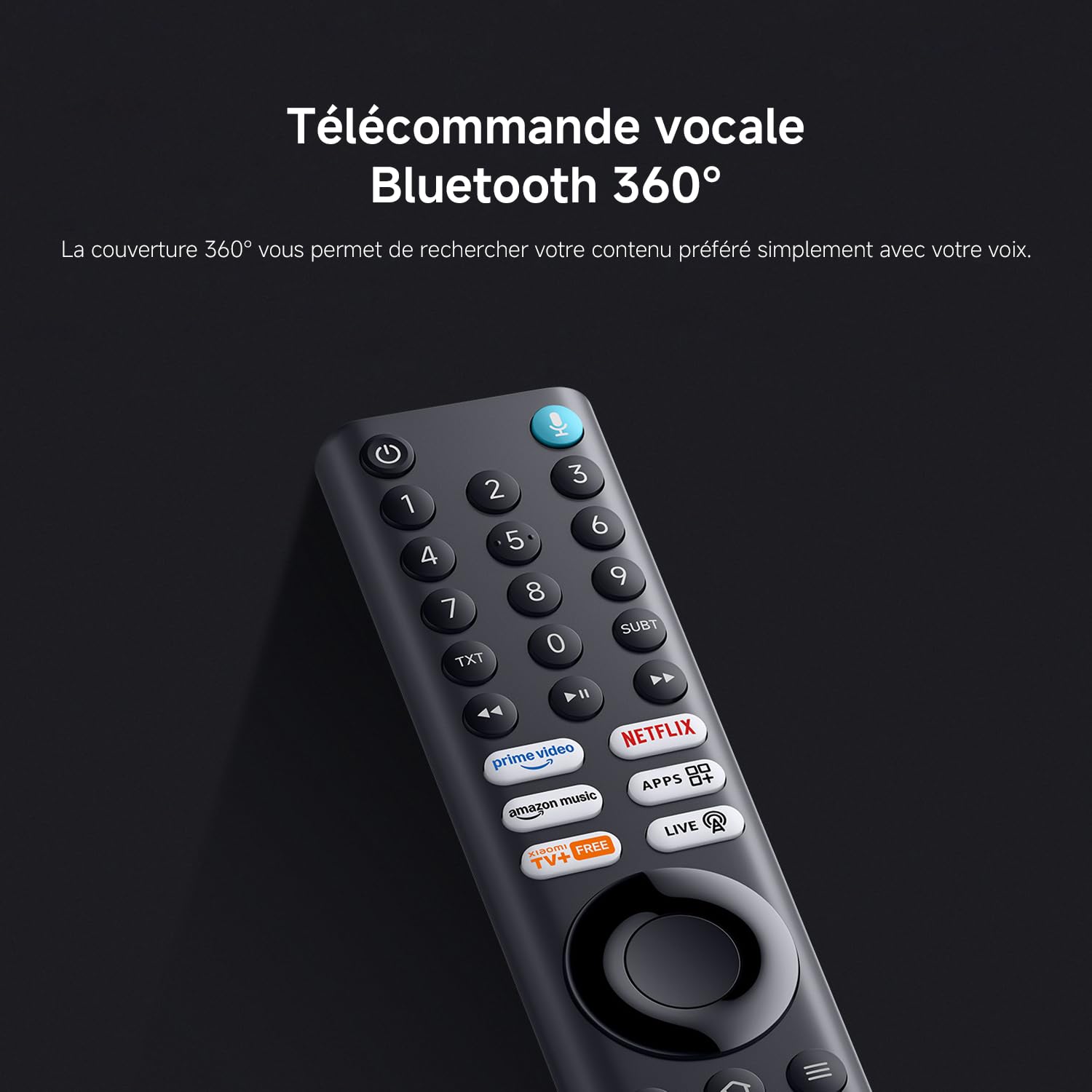 XIAOMI TV F Pro 50, 127 cm (50 Pouces), 4K UHD QLED, Smart TV, Fire TV, Contrôle Vocal Alexa, HDR10, Mode Game Boost 120Hz, MEMC, 2Go+32Go, Compatible