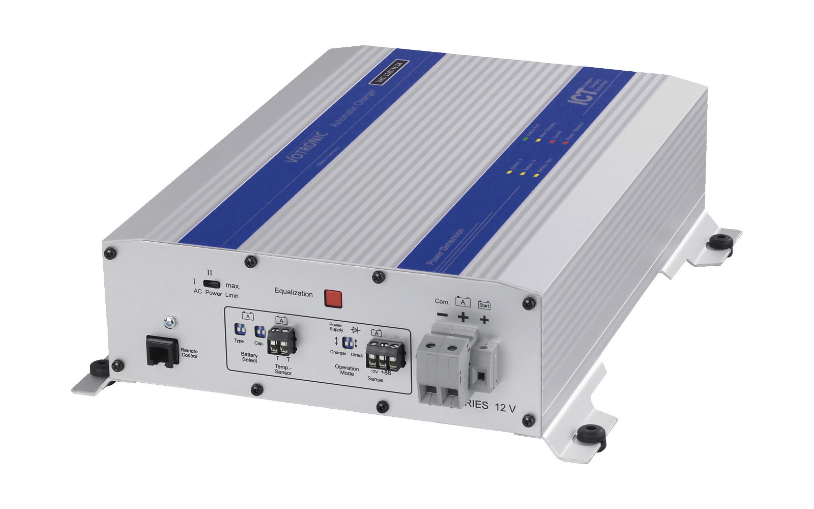 Votronic VAC 1260 M 3A / 110 V AC Automatisches Ladegerät 12 V 60 A
