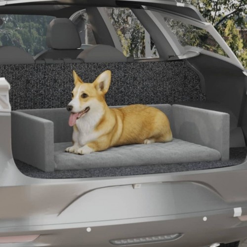 Cama baú cinza claro Vidaxl para cães