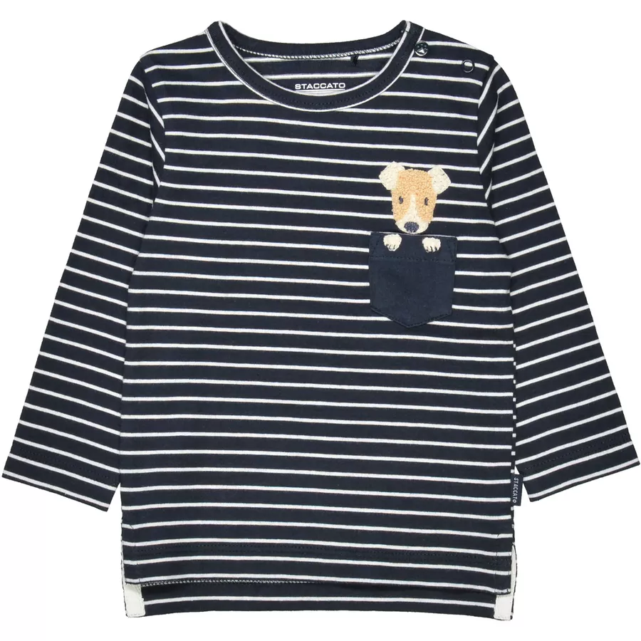 STACCATO Shirt midnight gestreift