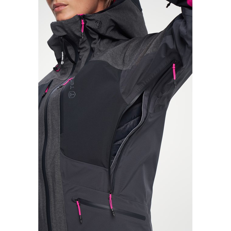 Tenson Ski Touring Softshell Jacket Women Antracithe