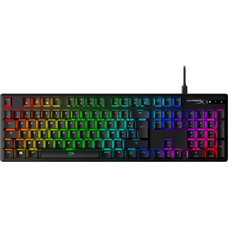 Origine en alliage HyperX - Clavier mécanique de jeu - Rouge HX (disposition FR)