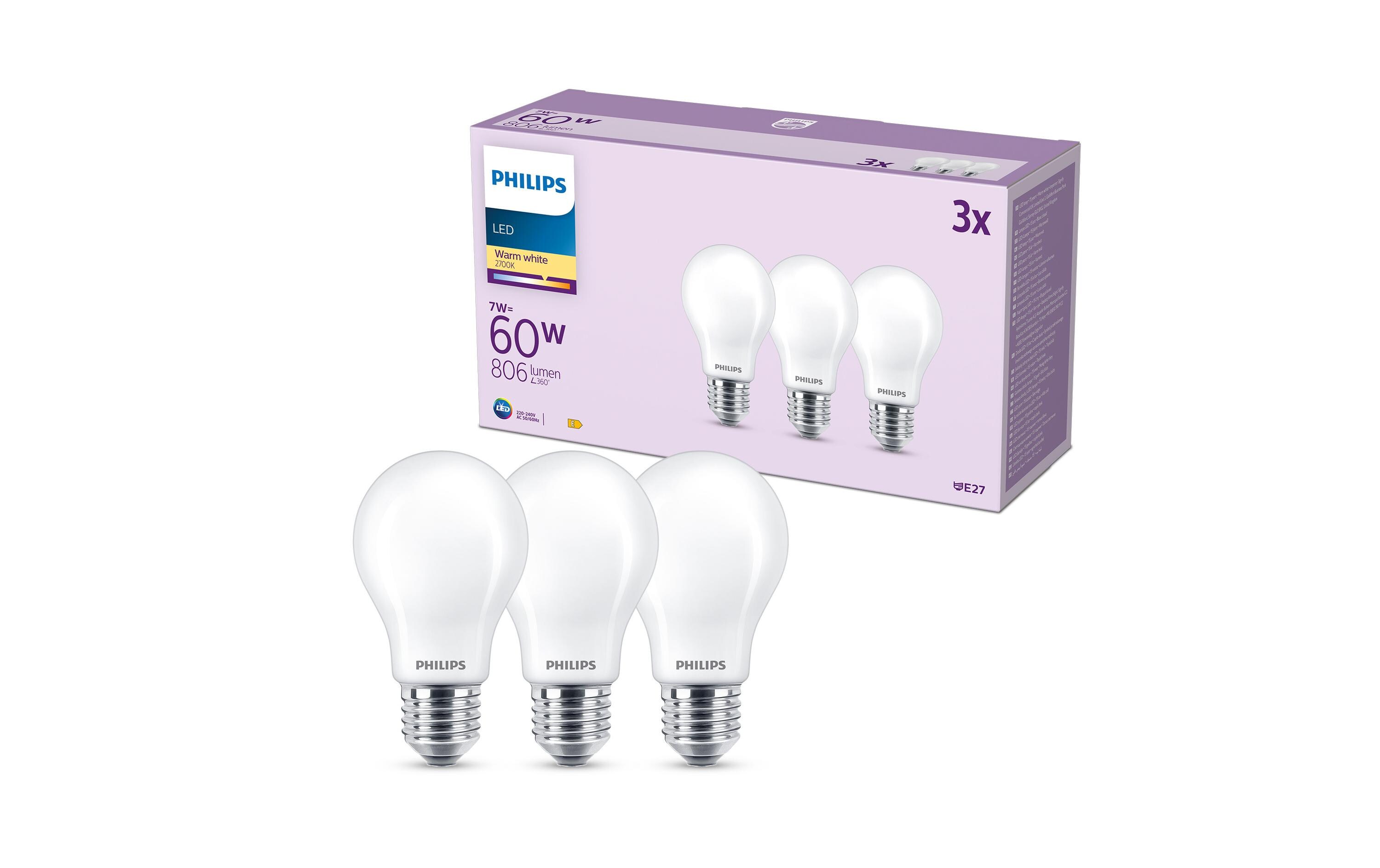 Lampe LEDClassic 60W A60 E27 WW FRND 3CT/4 EC WarmweissClassic LED E27 Lampe