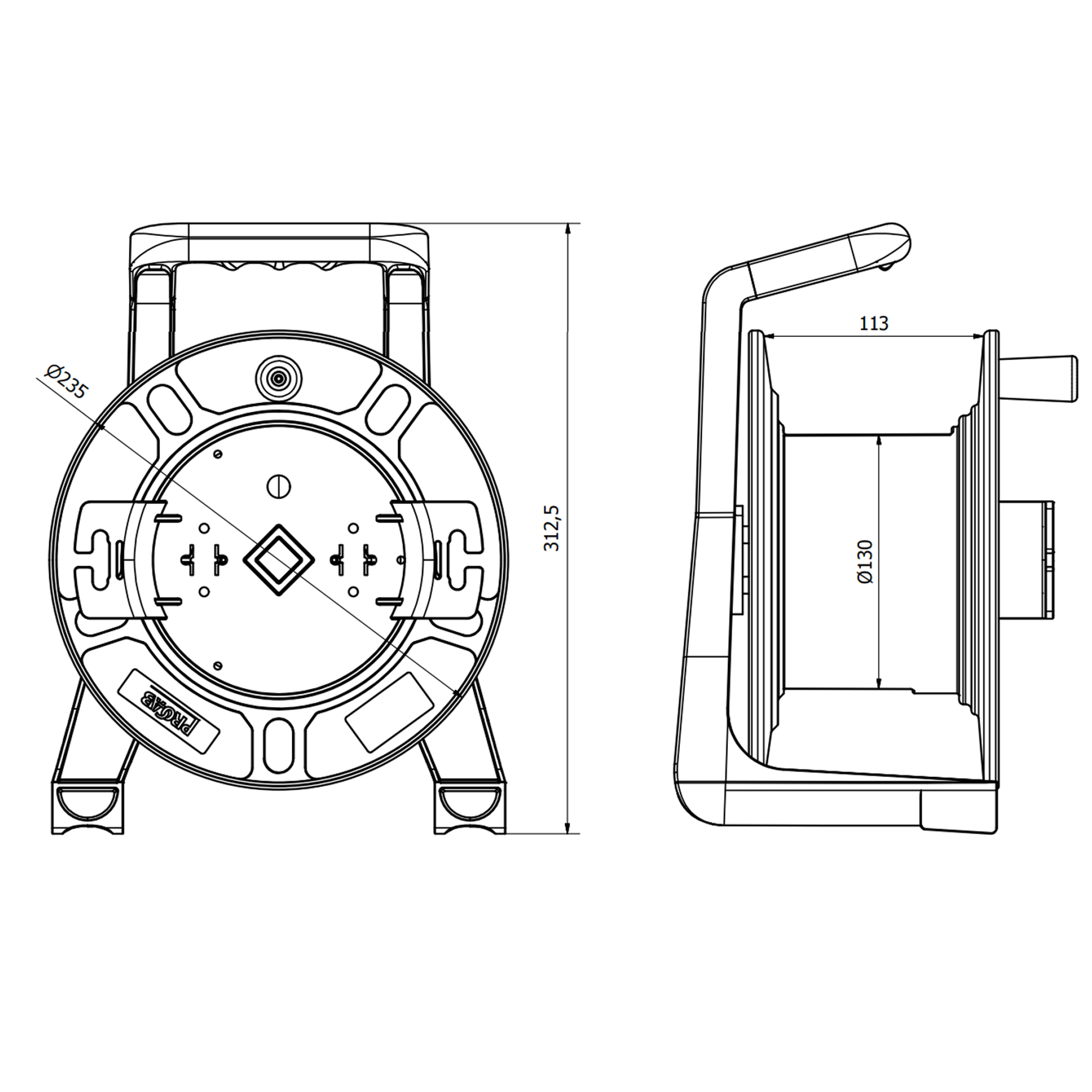 Procab CDM235 kabelhaspel