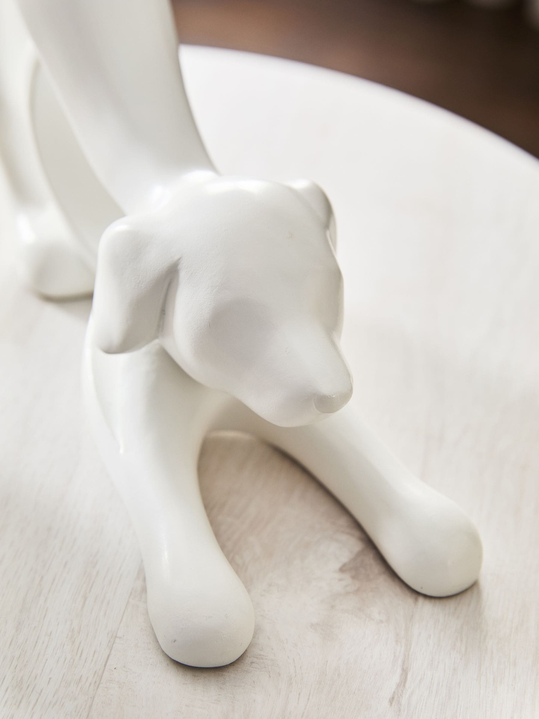 Abstract Ribbon Dog Ornament